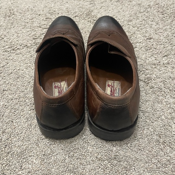 7 For All Mankind Brown Leather Loafers - Picture 3 of 6